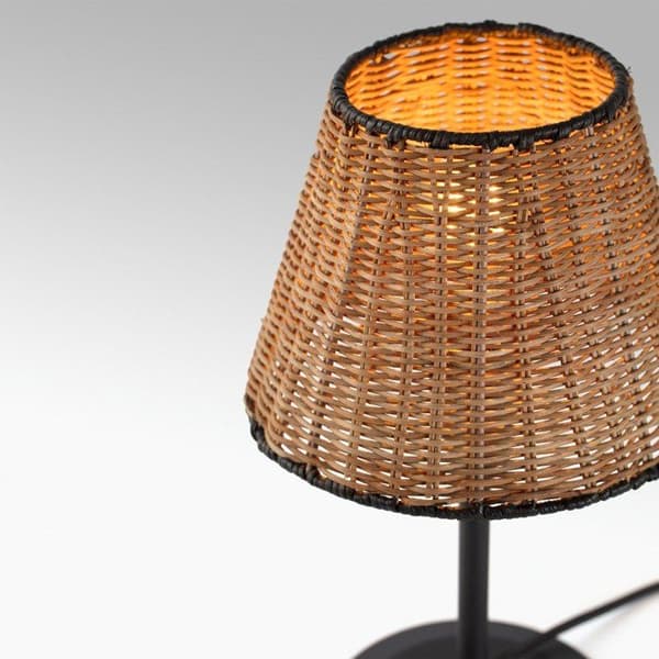 Bordslampa - Faro - SUMBA Mini - Svart rotting - 3000K - 15W - Inomhus