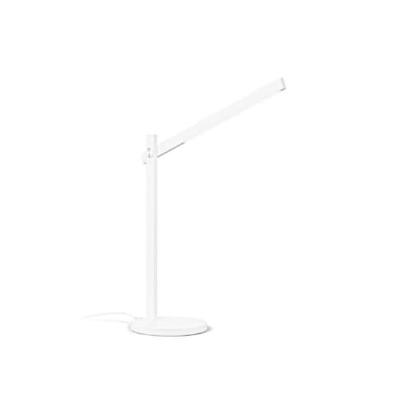 Ideal Lux PIVOT Vit dimbar integrerad LED-bordslampa, integrerad strömbrytare, 3000K