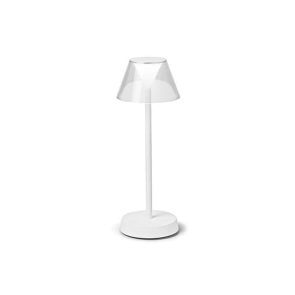 Ideal Lux LOLITA Dimbar integrerad LED-bordslampa vit, integrerad strömbrytare, 3000K, IP54