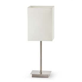 Vit Thana bordslampa, 1 st E27 40W glödlampa