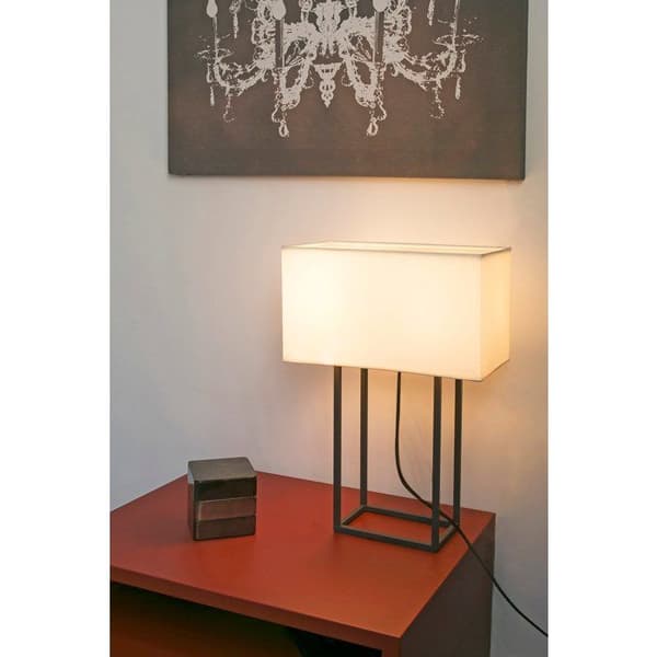 Skrivbordslampa - Faro - Vesper - Brun - 2 E27-lampor - 20W