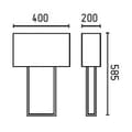 Miniatyrbild 3 av 4: Vit Skrivbordslampa - Vesper - FARO - 2 X E27 20W