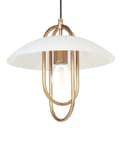 Miniatyrbilde 5 av 9: Pendellampe Gull Hvit Metall 3 lyskilder Håndlaget Moderne design Dekorativ belysning Stue Spisestue
