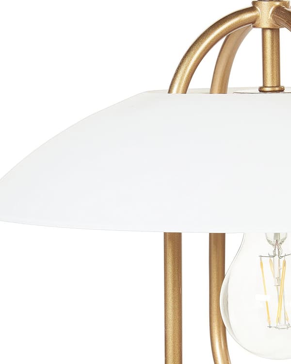 Pendellampe Gull Hvit Metall 3 lyskilder Håndlaget Moderne design Dekorativ belysning Stue Spisestue