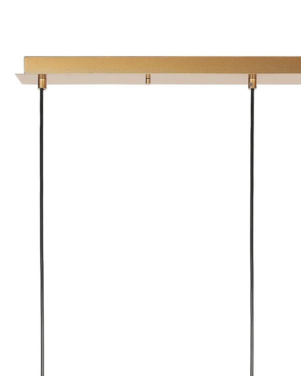 Pendellampe Gull Hvit Metall 3 lyskilder Håndlaget Moderne design Dekorativ belysning Stue Spisestue