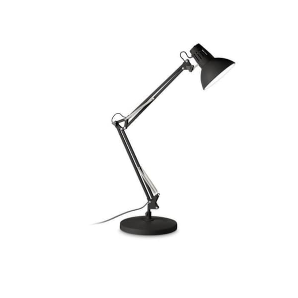 Ideal Lux WALLY Svart skrivbordslampa