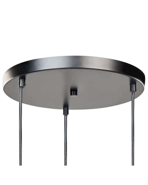 Klyngependel Messing Jern ø 13 cm 3 Lyskilder Industriel Design Spisebordspendel til Køkken Metallampe Design Hængelampe til Spisebord