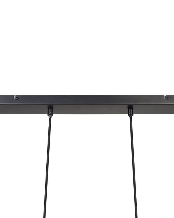 Langbordspendel Messing Jern ø 13 cm 4 Lyskilder Industriel Design Spisebordspendel til Køkken Metallampe Design Hængelampe til Spisebord