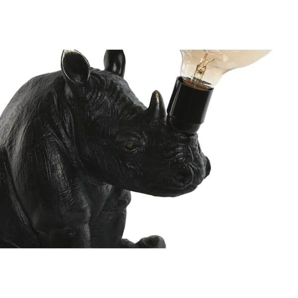 Bordslampa Home ESPRIT Svart Harts 50 W 220 V 35 x 21,7 x 29 cm