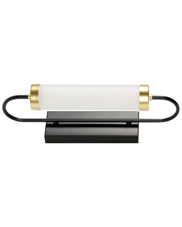 Vegglampe Svart Gull Metall LED Varmt hvitt lys Dekorativ Moderne Belysning