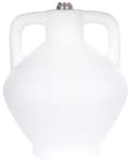 Miniatyrbilde 8 av 10: Bordlampe Hvit Keramikk Lampeskjerm i lin Minimalistisk design Belysning Dekorativ Nattlampe
