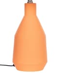 Pikkukuva 6 / 9: Pöytävalaisin oranssi 53 cm keraaminen puuvilla kartiovarjostin käsintehty perinteinen