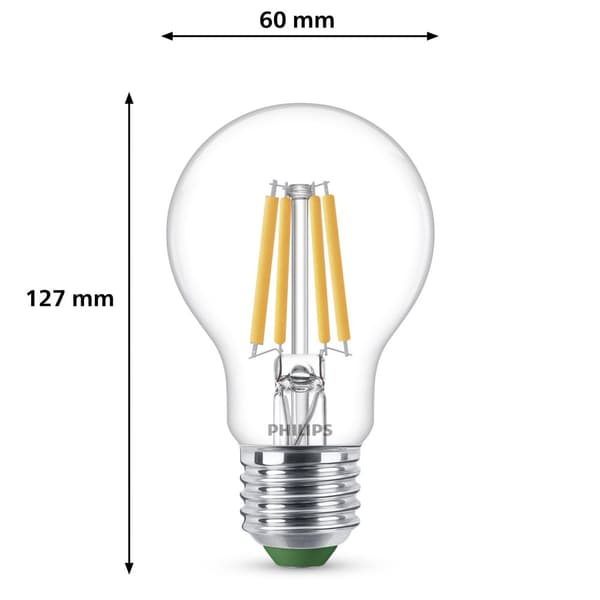 LED E27 Normal 2,3W (40W) Klar 485lm 2700K Energiklasse A