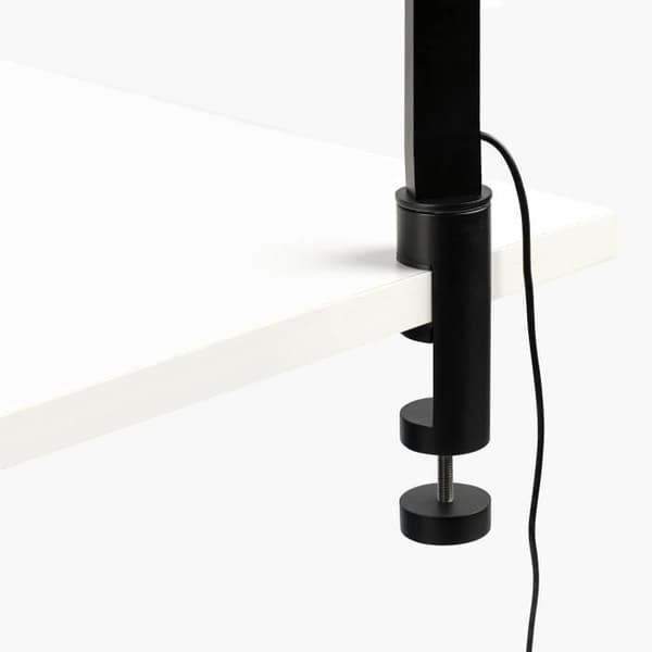 Faro Inviting Black Clamp Lamp