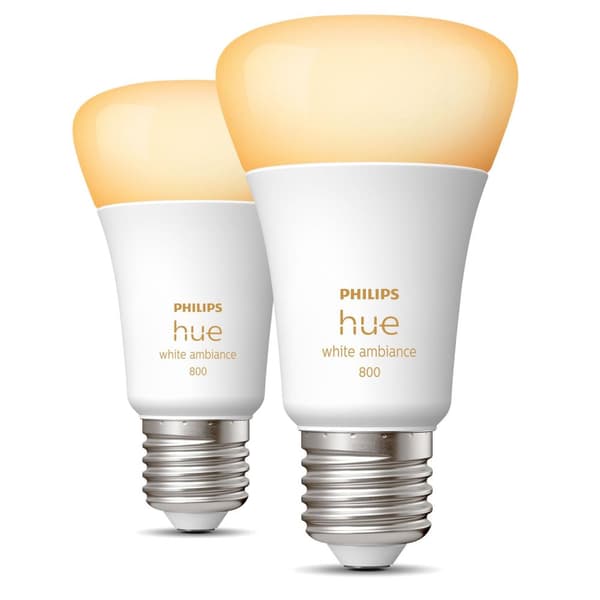 Hue White Ambiance E27 2-pak