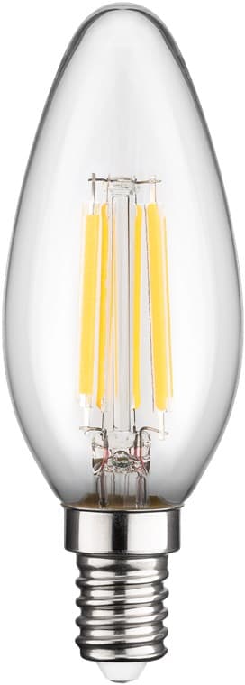 LED-lampe med glødetråd, 6 W