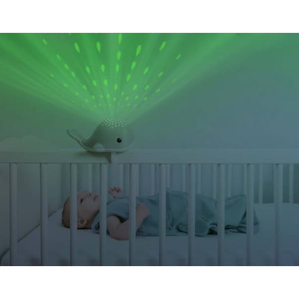 Zazu Wally hvalprojektor natlampe, grå