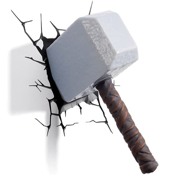 Thors Hammer 3D Dekorationslampe