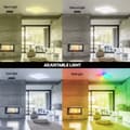Pikkukuva 5 / 5: Tellur Smart WiFi Ceiling Light, RGB 24W, Square, White