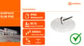 Miniatyrbillede 2 af 4: SF SLIM SQ S 350 P 35W 840 IP65 EUELEDV "000004099854103070" (timbru verde 0.8 lei)