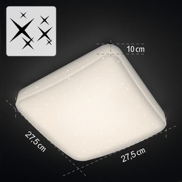Hama "Glitter" WLAN LED Ceiling Light, 27 cm, 176605