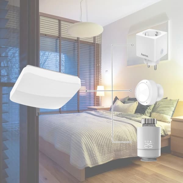 Hama "Glitter" WLAN LED Ceiling Light, 27 cm, 176605