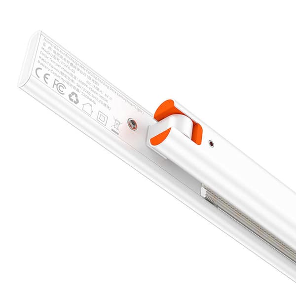 LAMPA BIROU LED Baseus Smart Eye Series,5W,3 trepte intensitate lum,mat ABS+PC+aliaj de aluminiu, rotire 180 grade, alimentare:cablu USB -C inclus,alb