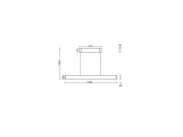 Ensis Hue pendant white 2x39W 24V, "000008719514343467" (timbru verde 2.00 lei)