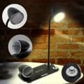 Miniatyrbillede 3 af 6: Tellur Nostalgia Wireless Desk Charger, Bluetooth Speaker, Desk Lamp black