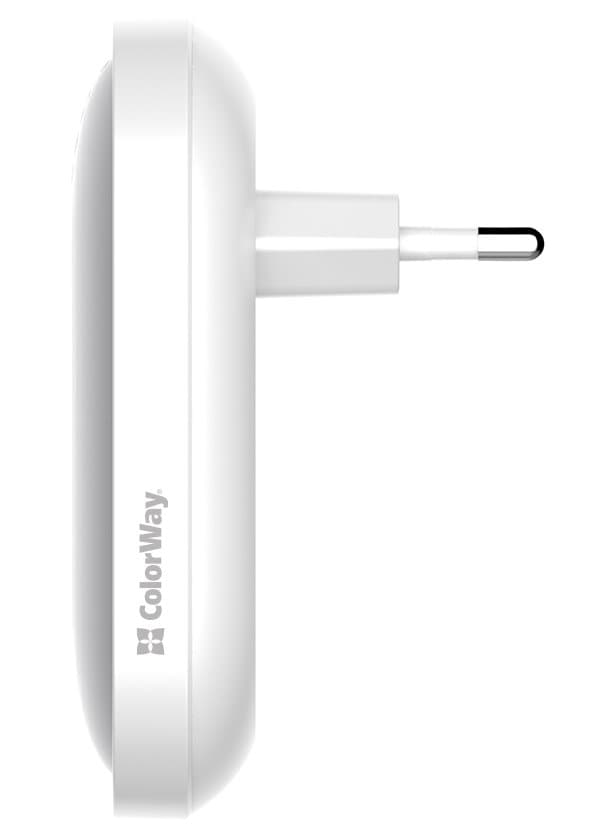 Colorway noční LED světlo/ CW-NL08-W/ inteligentní senzor/ bílé