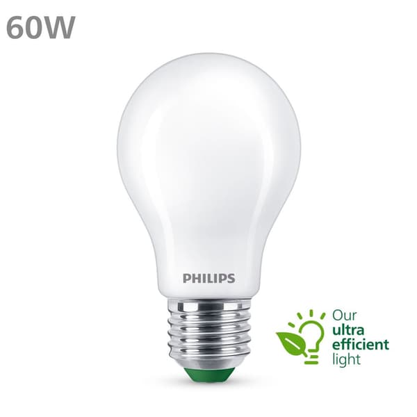 LED E27 Normal 4W (60W) Frostet 840lm 2700K Energiklasse A