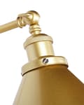Miniatyrbild 9 av 11: Uppsättning med 2 Vägglampor Guld Metall Justerbar Arm Industriell Modern Stil Vardagsrum Hall
