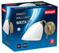 Miniatyrbild 3 av 5: Klassisk enkel vägglampa Activejet NIKITA Patyna E27 för vardagsrummet