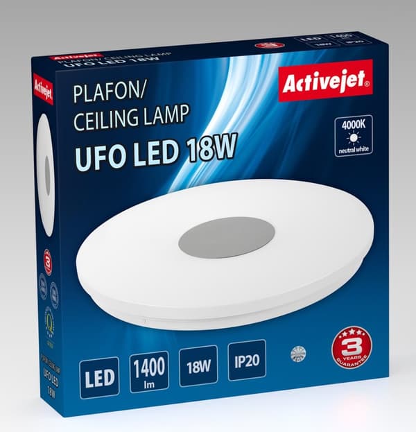 Moderne LED loftplafond Activejet UFO LED 18W