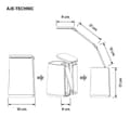 Miniatyrbillede 8 af 8: Activejet AJE-TECHNIC LED skrivebordslampe med display hvid
