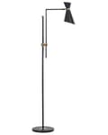 Miniatyrbillede 1 af 11: Gulvlampe Sort Metal 155 / 180 cm Moderne Standerlampe Næbbet Lampeskærm Lampe til Gulv Læselampe Belysning til Stuen