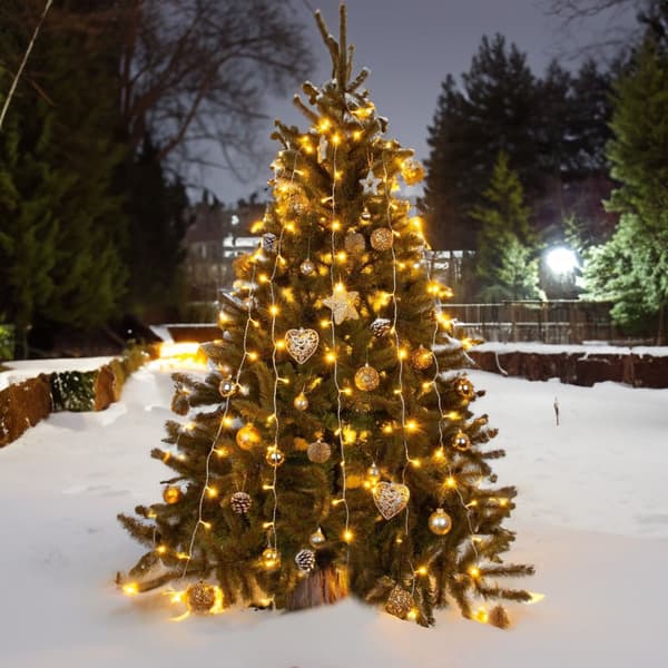 UDENDØRS GARDIN 300 LED MED FJERNBETJENING