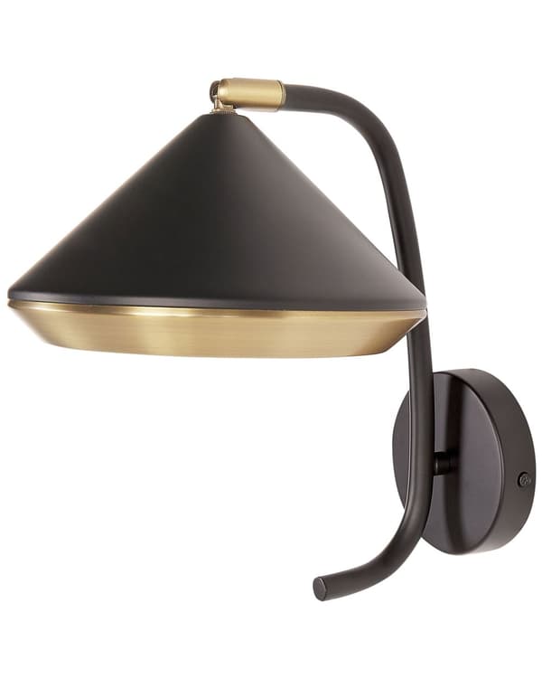 Vägglampa Svart Koppar Metall 20 x 30 x 28 cm Spotlight Konformad Skärm Inomhus Modern Industriell Vardagsrum Sovrum