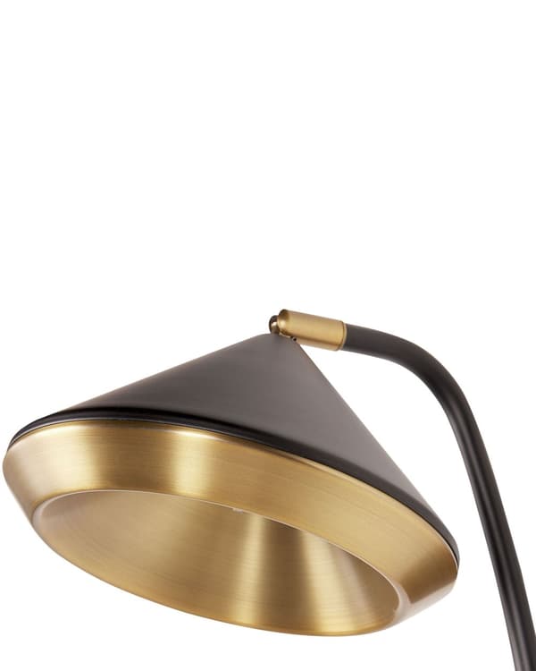 Væglampe Sort Guld Jern Lampeskærm Justerbar Sengelampe Moderne Læselampe til Stuen Belysning Design til Indretning