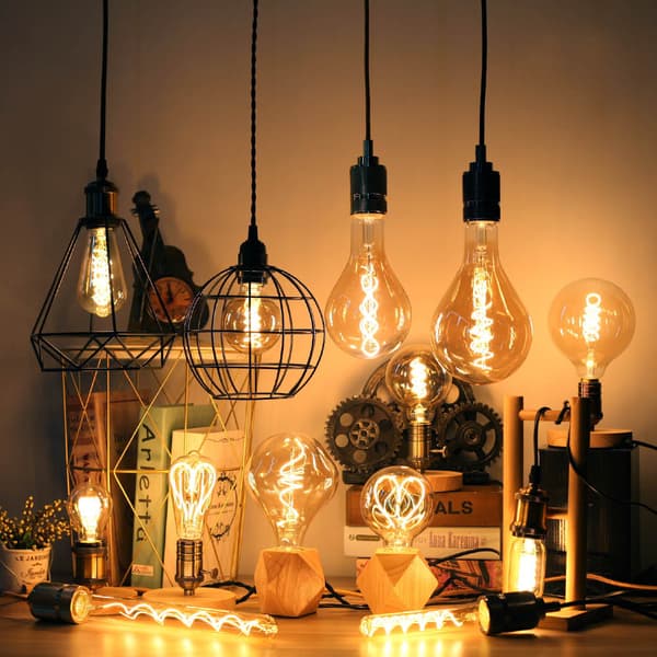 INF LED-lampa Edison Bulb Heart Filament E27 4W 220V Dimbar glödlampa