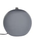 Miniatyrbilde 7 av 9: Bordlampe Hvit keramikksokkel Trommelformet 43 cm lampeskjerm i lin Design med rund fot