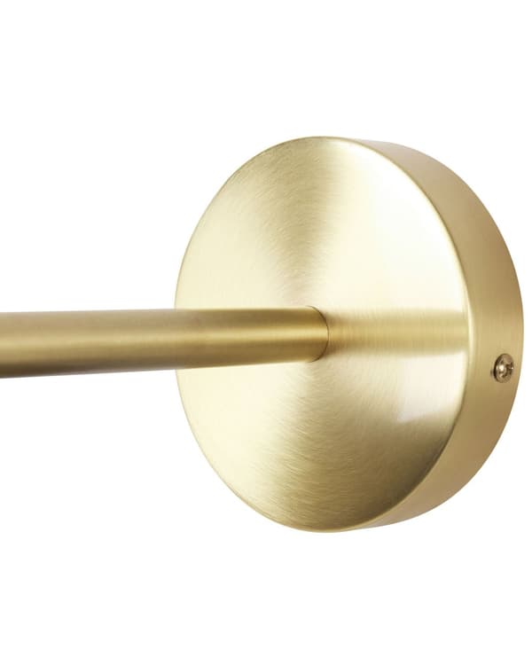 Vegglampe Svart Gull Metall 22 x 29 x 14 cm Kjegleformet skjerm Moderne Glam Dekorativ Belysning Stue Soverom