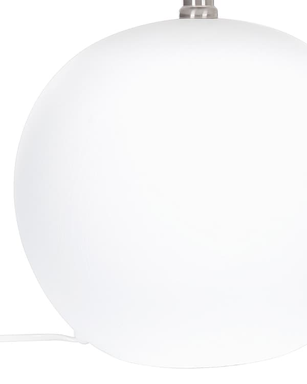Bordlampe Off White Keramisk Sokkel Lin Skjerm 41 cm Stoff Trommel Nattbord Stue Soverom Belysning Tradisjonell