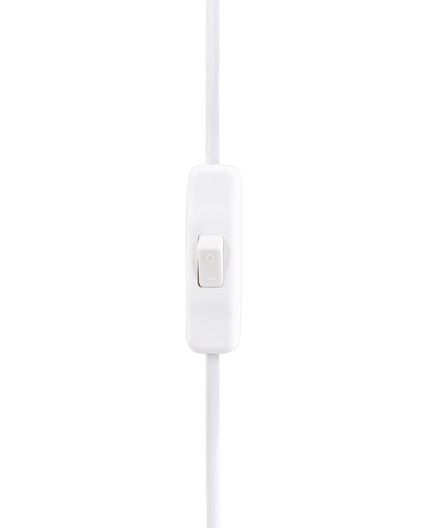 Bordlampe Off White Keramisk Sokkel Lin Skjerm 41 cm Stoff Trommel Nattbord Stue Soverom Belysning Tradisjonell