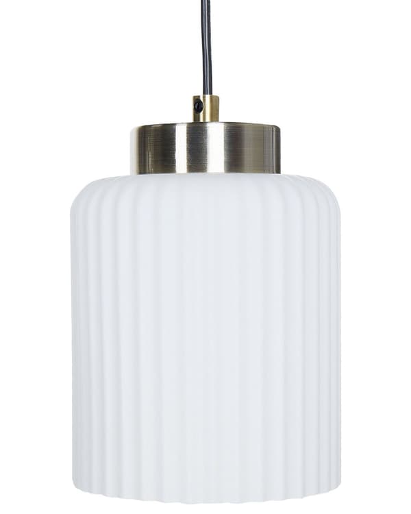 Langbordspendel Hvid Glas Moderne Design 4 Lys Spisebordslampe til Køkken Metallampe til Spisebord Hængelampe