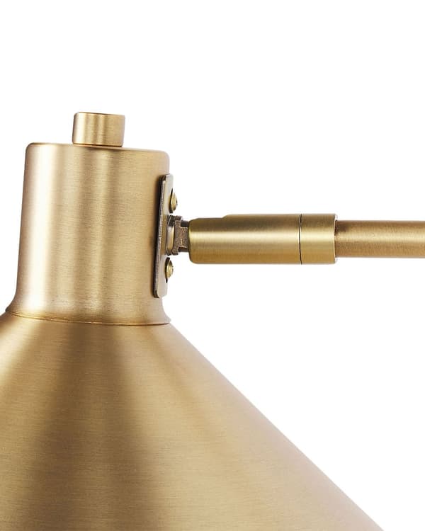 Vägglampa Guld Stål 2 Lampor Belysning Trumskärmar Justerbar med guldelement Modern Industriell Vardagsrum Sovrum