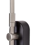Miniatyrbild 9 av 11: Vägglampa Svart Silver Stål 1 Lampa Belysning Konformad Skärm Modern Industriell Vardagsrum Sovrum
