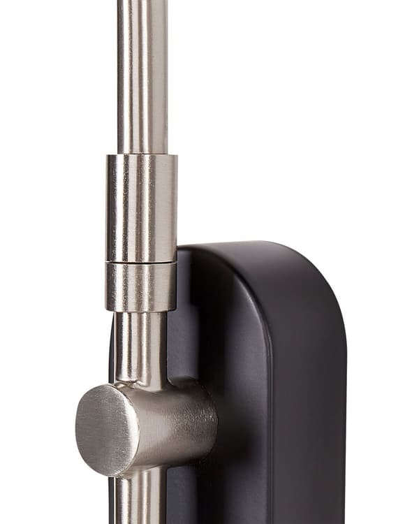 Vägglampa Svart Silver Stål 1 Lampa Belysning Konformad Skärm Modern Industriell Vardagsrum Sovrum