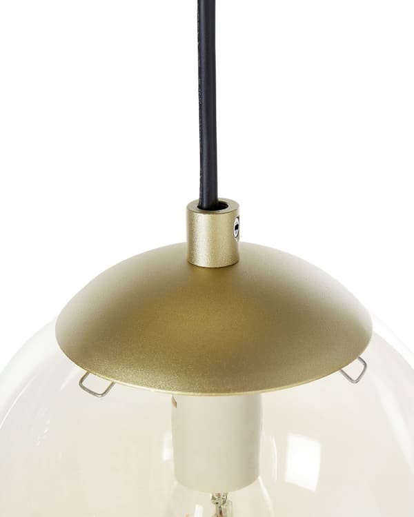 Pendellampe Gull Metall Lampeskjermer i glass 5 lyskilder Moderne design Dekorativ Belysning Stue Spisestue