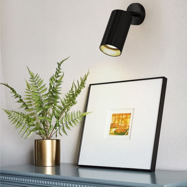 TAK/VÄGGLAMPA SPOT REFLECTOR APP1244-1C SVART